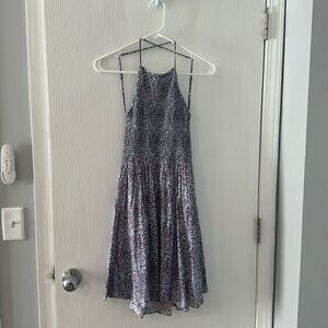 Low back, halter top sundress